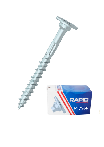 [2331711002000001BOX 10x200 PT/SSF blue] RAPID® SuperSenkFix  10,0 x 200/100+VDR blue BOX